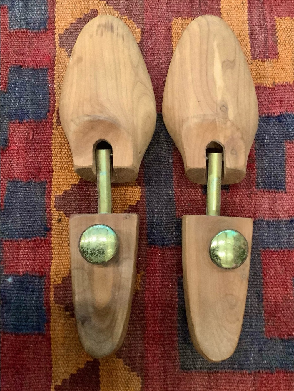 Vintage Rochester Shoe Tree Co. Cedar Wood Shoe Stretchers Medium Shoe Trees